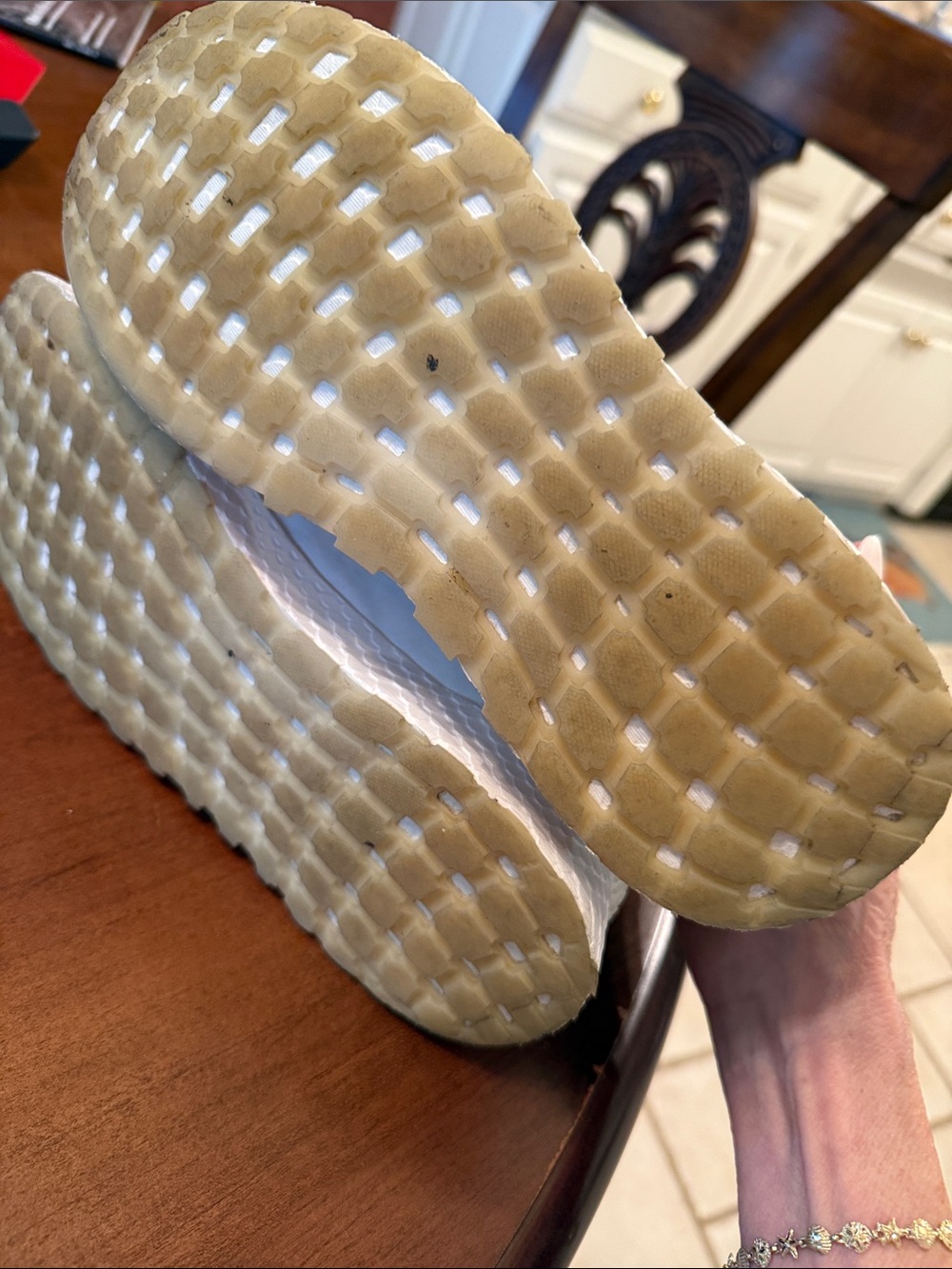 John Richmond White/Celeste/Purple/Green Color Block Leather Sneaker Size 38 - Picture 7 of 9
